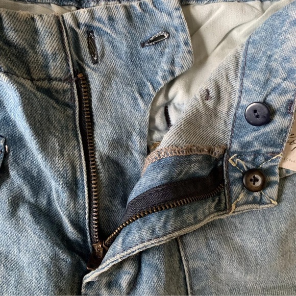 Free People Straight Leg Jeans - Light Blue - Picture 8 of 12